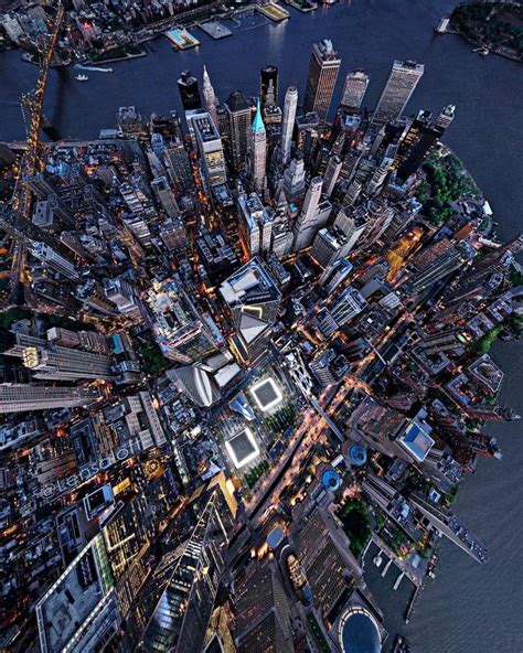 Manhattan Birds Eye View Lensahoft Photography R Nyc