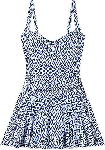 AdanWall Bandeau Bikini Retro Badekleid für Frauen St