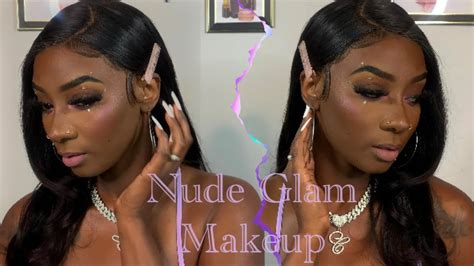 Nude Glam Makeup Tutorial Youtube