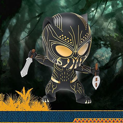 Hot Toys Black Panther And Erick Killmonger Cosbaby S Bobble Head Collectible Set