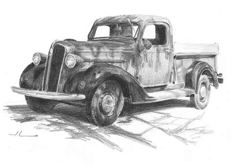 Chevy Truck Outline Drawing