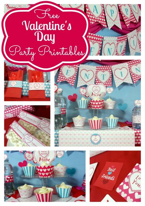 Free Valentines Printables From Unlimited Party Themes Catch My Party