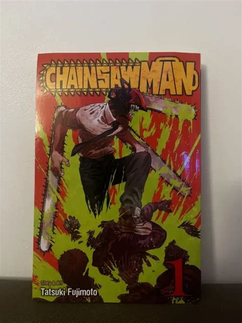 Chainsaw Man Vol Manga Anglais Tatsuki Fujimoto Livre Officiel Viz