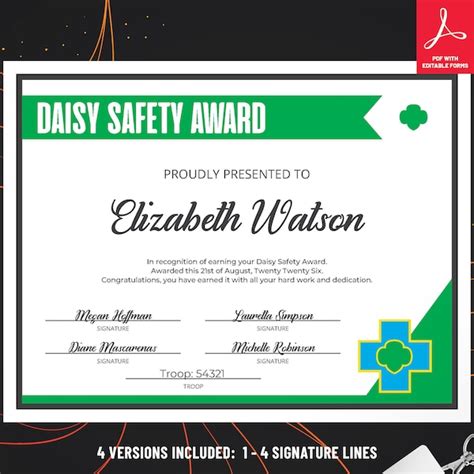 Daisy Award Wall - Etsy