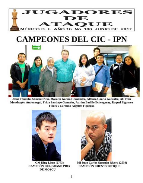 Pdf Campeones Del Cic Ipn Pdf File Puntuaci N Circuito De