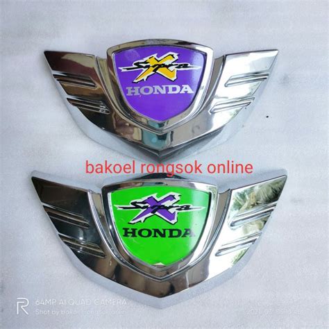 Jual Emblem Logo Honda Supra X Lama Versi Malaysia Original Shopee