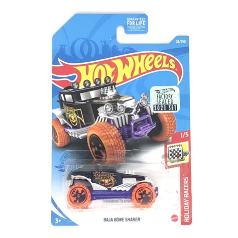 Hot Wheels Holiday Racers Baja Bone Shaker Rare Treasure Hunt Shopee Malaysia