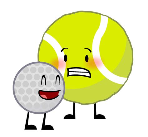 Golf Ball X Tennis Ball Comic Tennis Ball X Golf Ball Digilogos