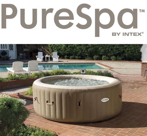 Intex Purespa Bubble Deluxe Person Inflatable Portable Hot Tub Inc Accessories For Sale From