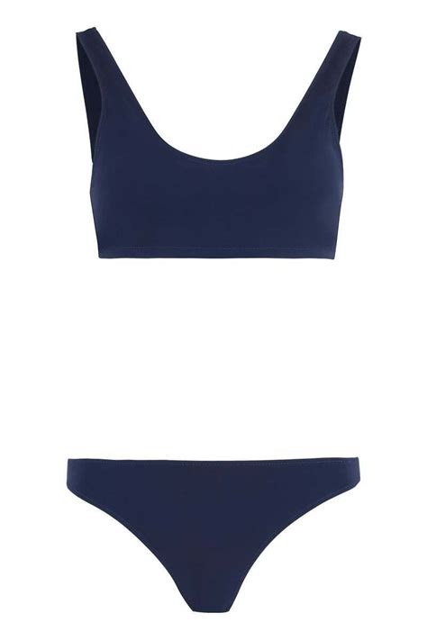 Buy LIDO Bikini With Sporty Bra Blue At Off Editorialist