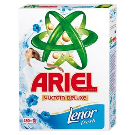 Стиральный порошок Ariel "Lenor fresh, Чистота Deluxe", 450 г — Купить ...
