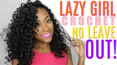 Curly Lazy Girl Crochet With No Leave Out Ft Youtube