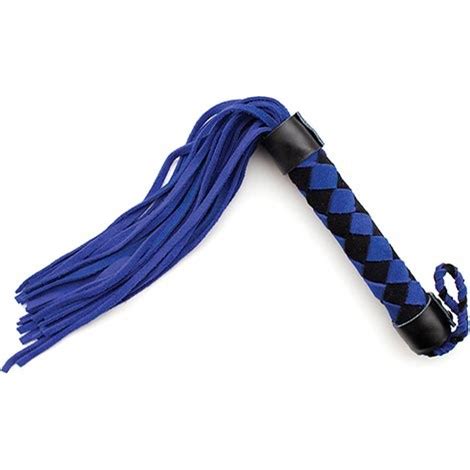 Plesur Leather Flogger Blue Sex Toy HotMovies