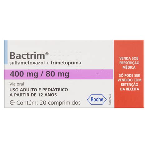 Bactrim Roche Caixa 20 Comprimidos Gtineanupc 7896226500416