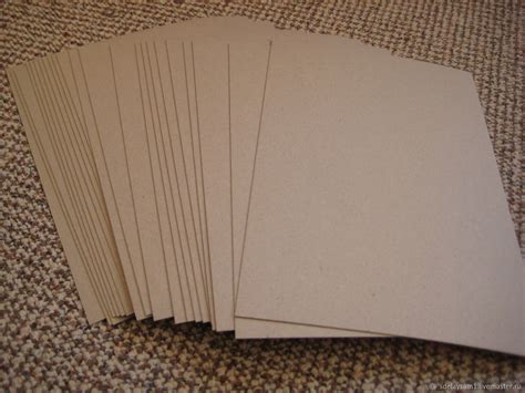 Картон переплётный 1мм купить в интернет-магазине Ярмарка Мастеров по ...