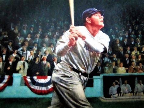 BABE RUTH Called Shot Collector Plate Gold Trim Porcelain Art Collectible NY Yankees Artist