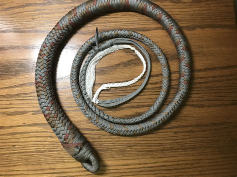 Grey Copper And Brown Combat Whip Combat Whips