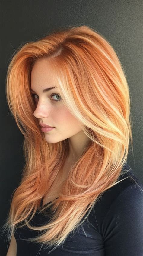 Peach Copper Hair Color Artofit