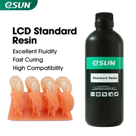 Esun Standard Resin 3D printing Resin is easy to print with high ...