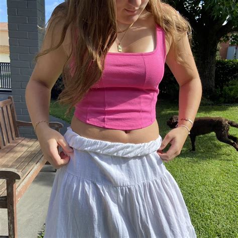 Hot Pink Going Out Top Size S Worn Once Great Depop