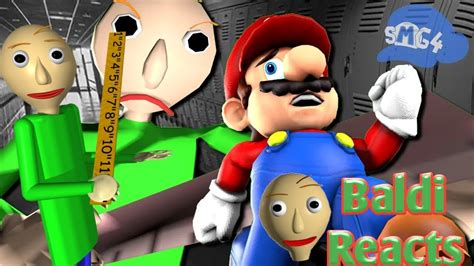 Time For Some Math Baldi Reacts To Smg4 If Mario Was In Baldis