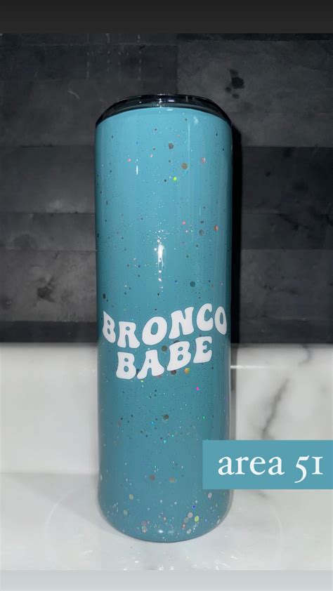 Bronco Babe Epoxy Resin Tumbler Ford Bronco Bronco Babe Epoxy Tumbler