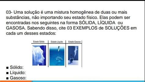 Mistura Homogênea Formada Por Duas Ou Mais Substâncias