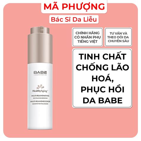 Tinh chất chống lão hoá phục hồi da BABE Healthy Aging Muite Rejuvenating Booster Shopee Việt Nam