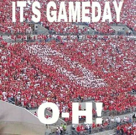 Its Game Day O H Buckeye Nation Ohio State Football Osu Buckeyes