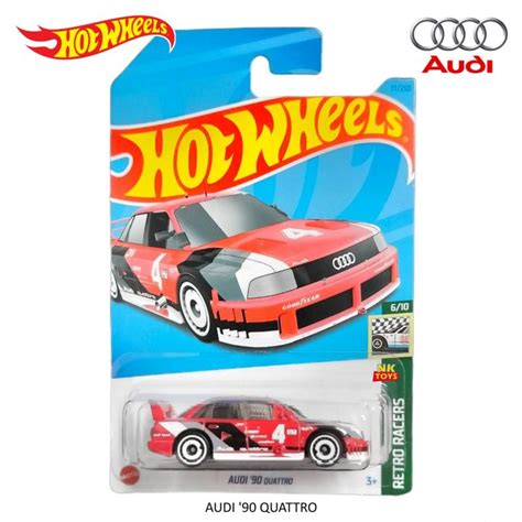 AUDI QUATTRO ลขสทธแท HOT WHEELS โมเดลรถเหลก รถเหลก ของเลน โมเดลรถ HW B