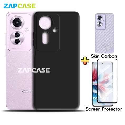 Jual Paket 3in1 Case Oppo Reno 11f 5g Terbaru Casing Ultra Slim Matte