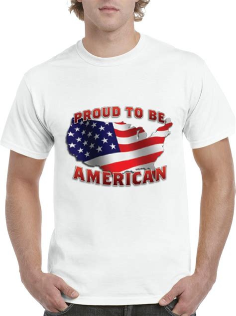 Artix Mens American Proud To Be Us Flag Patriotic Short Sleeve T