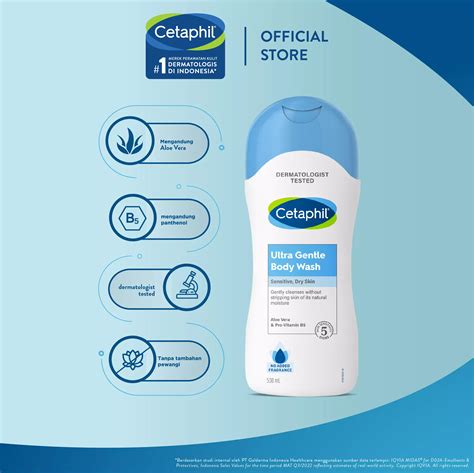 Jual Cetaphil Cetaphil Ultra Gentle Body Wash 500ml Original 2025