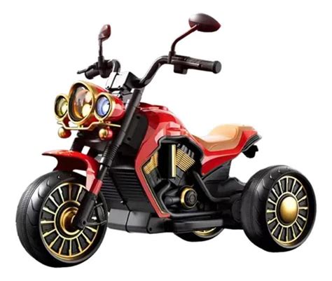 Mobilete Infantil - Moto Elétrica Infantil Led Vermelho Mobilete Buzina Bike Usb | MercadoLivre