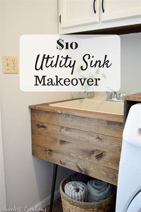 Diy Utility Sink Makeover Timeless Creations Llc