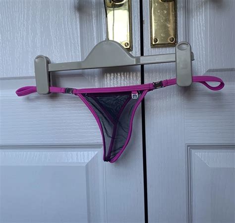 MICROMINIMUS BY WICKED Weasel Sheer Maya Thong Bikini Bottom M PicClick UK