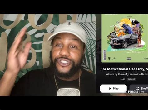 Curren Y Jermaine Dupri For Motivational Use Only Vol Album Review