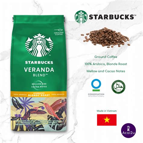 Starbucks Veranda Blend Blonde Roast Ground Coffee G Arabica Shopee Malaysia