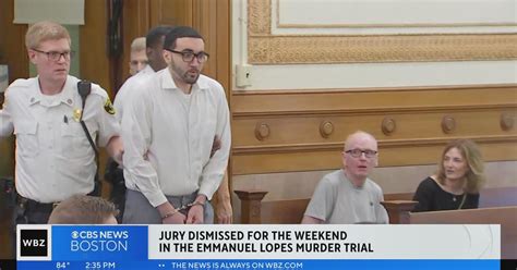 Jury Dismissed For Weekend In Double Murder Trial Of Emanuel Lopes