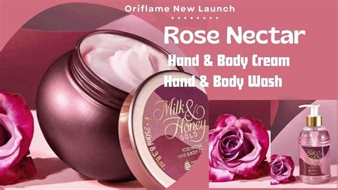 Oriflame Milk And Honey Gold Rose Nectar Hand Body Cream Body Wash