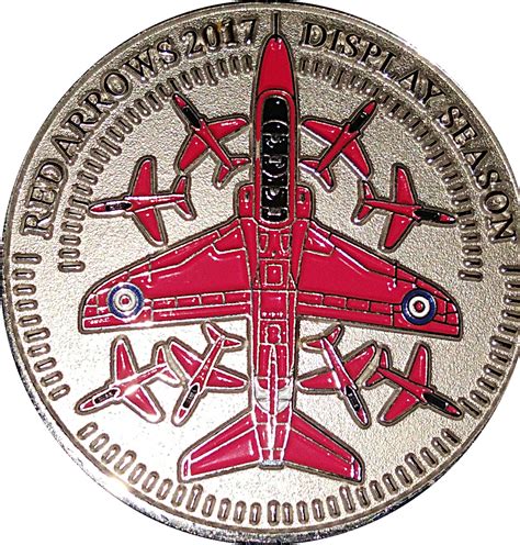 Medal Official Red Arrows 2017 Display Season United Kingdom Numista