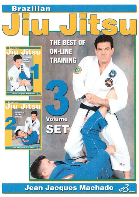 Brazilian Jiu Jitsu 3 DVD Box Brazilian Jiu Jitsu Jean Jacques Machado