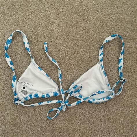 Pacsun La Hearts Flower Bikini Top Depop
