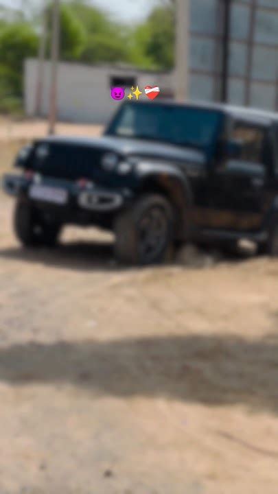 Thar Entry In Road 😈 Jay Or Veeru ️ New Thar Entry ‼️ Mahindra Thar