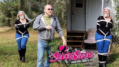 Sandra Silvers And Ben MILF Hiker Taken Out In The Wild Dragged In Rope Restraints To