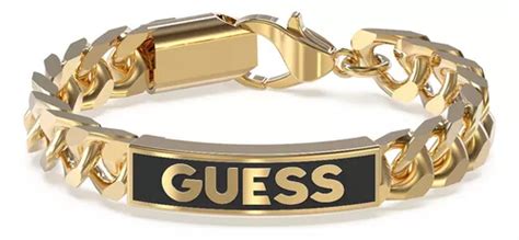 Brazalete Guess Caballero Acero Inoxidable Original Meses sin interés