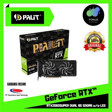 jual vga palit geforce rtx super dual gb rtx   gb gddr