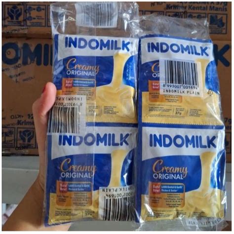 Jual Indomilk Susu Kental Manis Renceng Isi 6 Sacet Shopee Indonesia