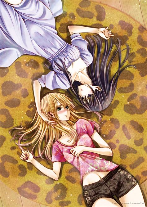 Saburouta Citrus Manga Aihara Mei Aihara Yuzu Citrus Cleavage Dress