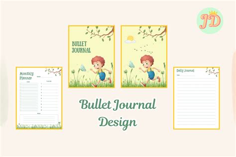 Bullet Journal Notebook Graphic by Janey Design · Creative Fabrica